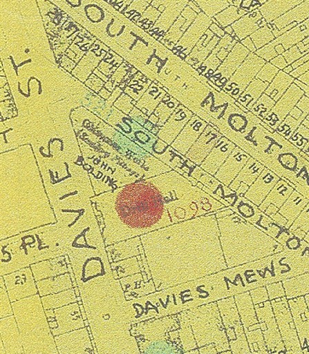 Photo:Bomb Map: Davies Street