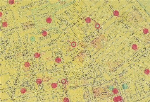 Photo:Bomb Map: 34 Hill Street W1