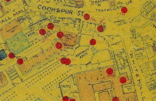 Photo:Bomb Map: Admiralty Arch