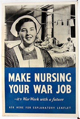 Photo:Nursing recruitment poster