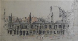 Photo:View of Bombsite in Victoria Street (1947), RG Mathews
