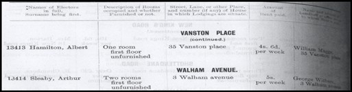 Photo:Fulham Rate Book for Walham Grove SW6  1912