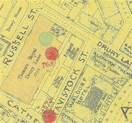 Photo:Bomb Map: Theatre Royal, Drury Lane