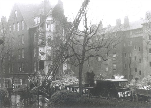 Photo:Turner Buildings, Herrick Street, 11 May 1941